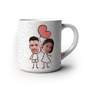 Caneca Personalizada Casal Balão frente