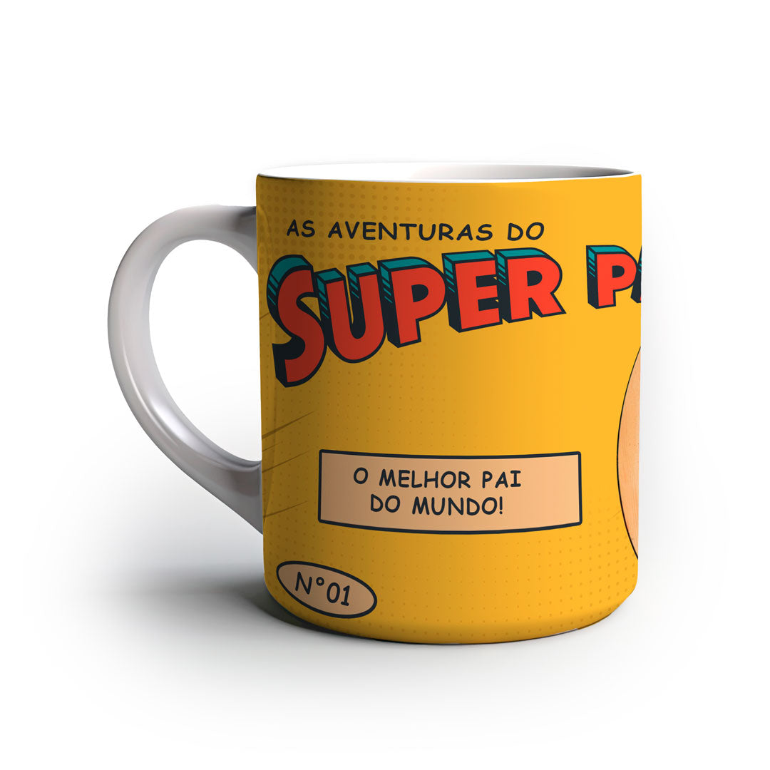 Caneca Personalizada Pai Herói
