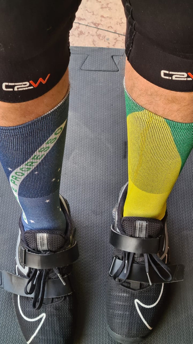 Meia Cano Alto Bandeira do Brasil