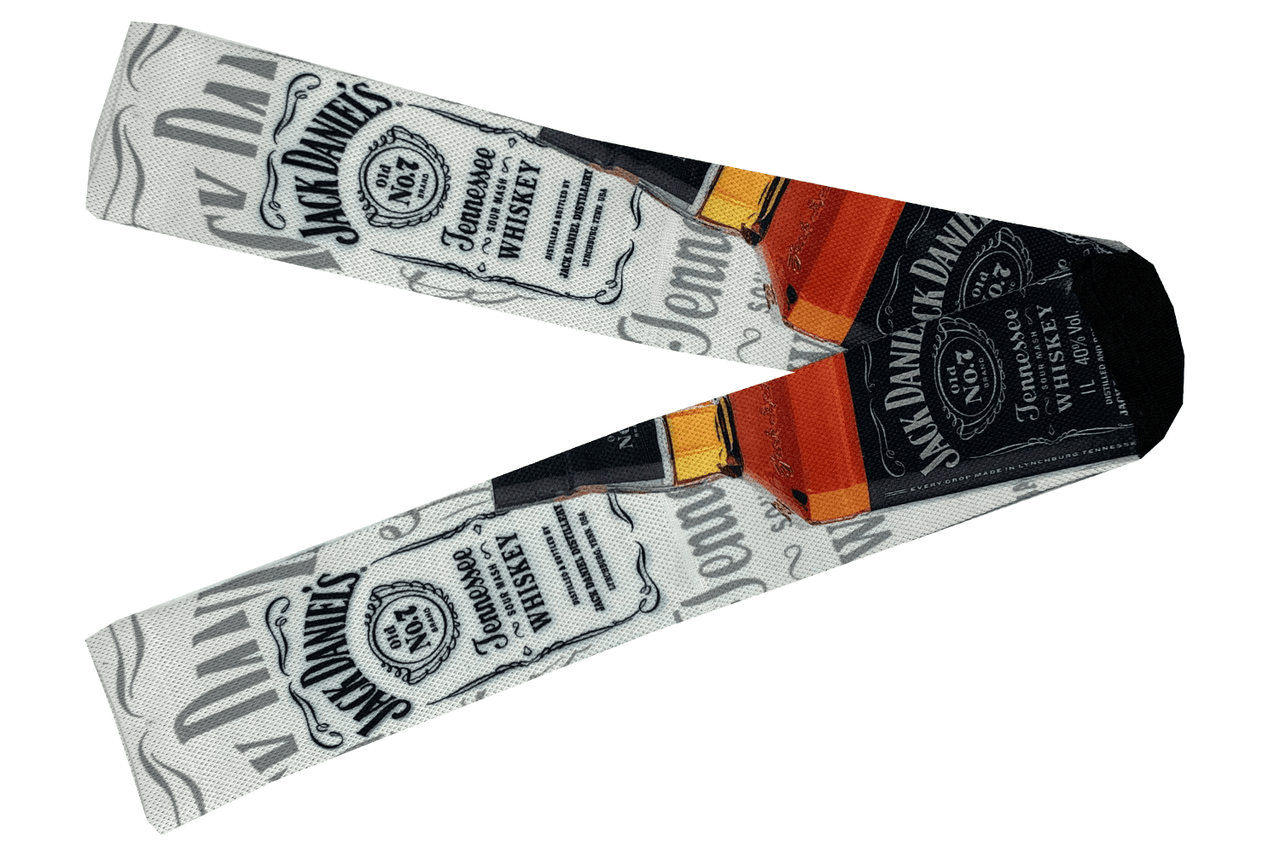 Meia Cano Alto Estampada Jack Daniels cruzado