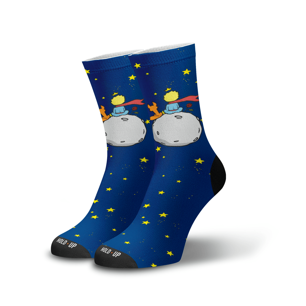 Meia Cano Alto Estampada Pequeno Príncipe p1