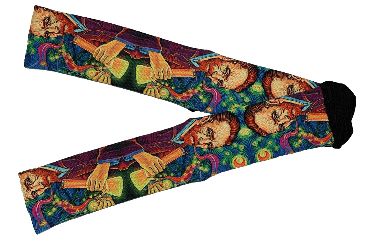 Meia Cano Alto Estampada Van Gogh cruzado