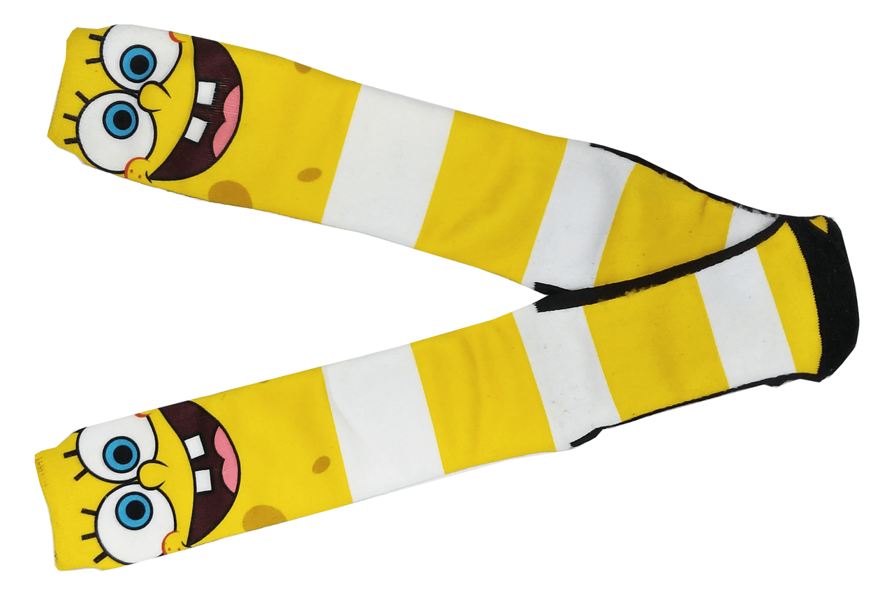 Meias de Cano Alto Estampadas com Bob Esponja cruzado