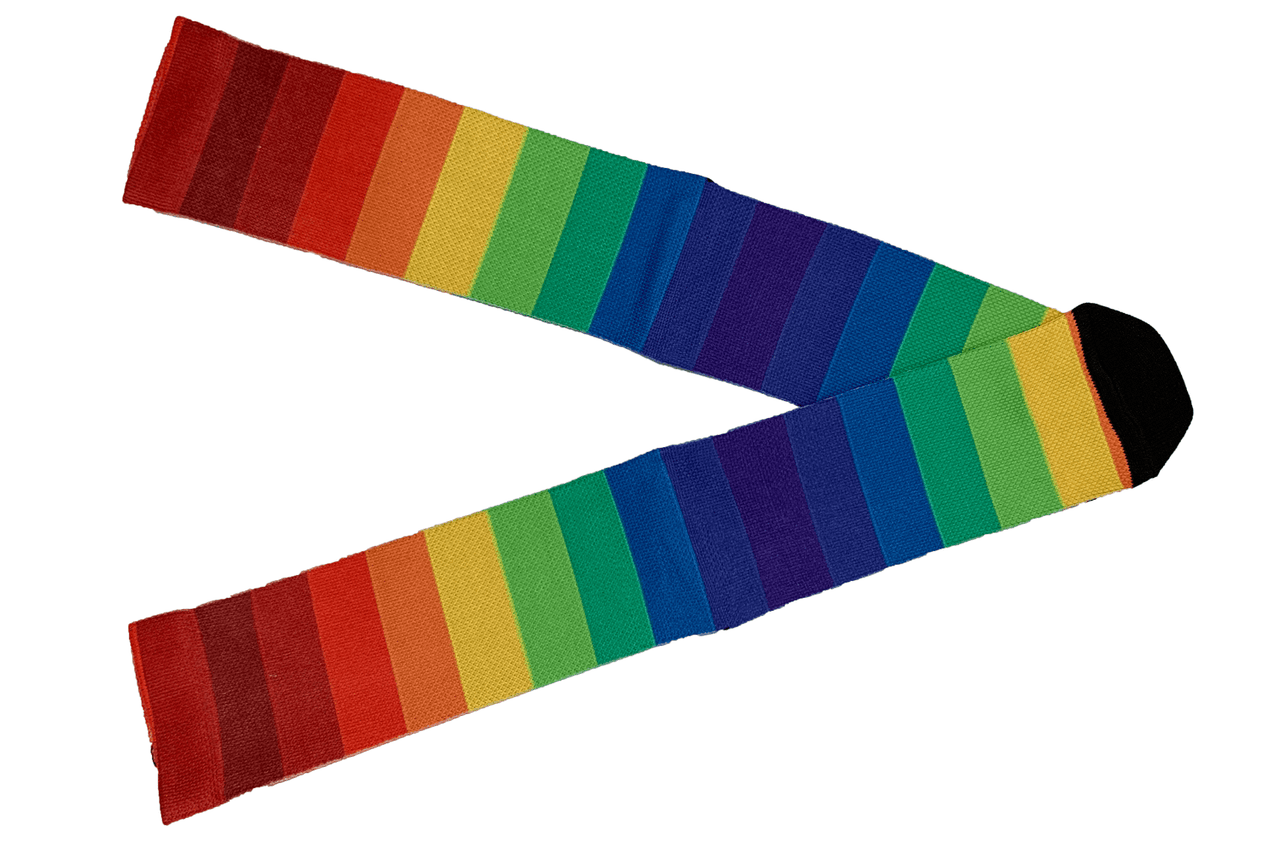 Meia Cano Alto Estampada Pantone de Cores cruzado