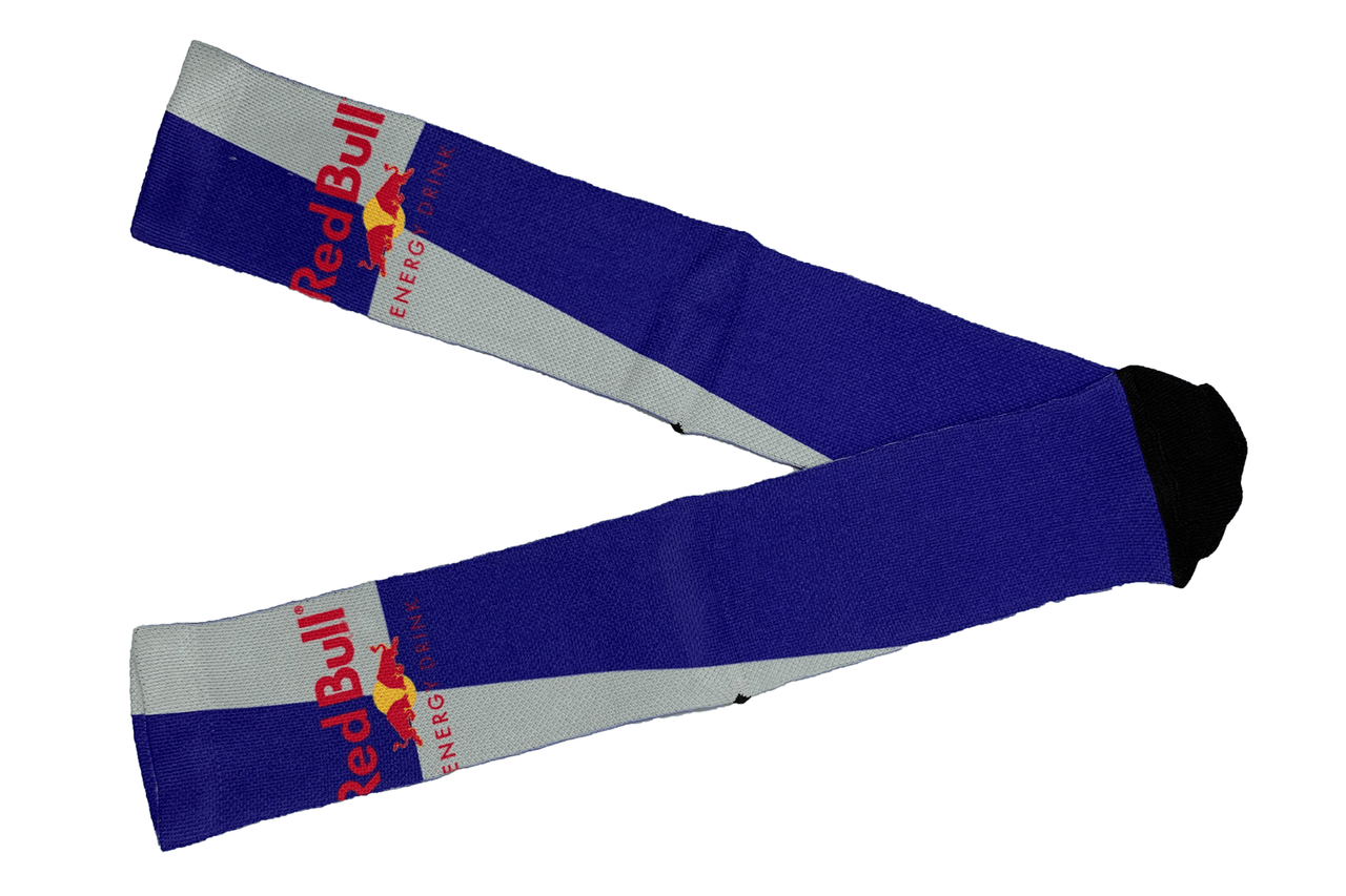 Meia Cano Alto Estampada Red Bull cruzado
