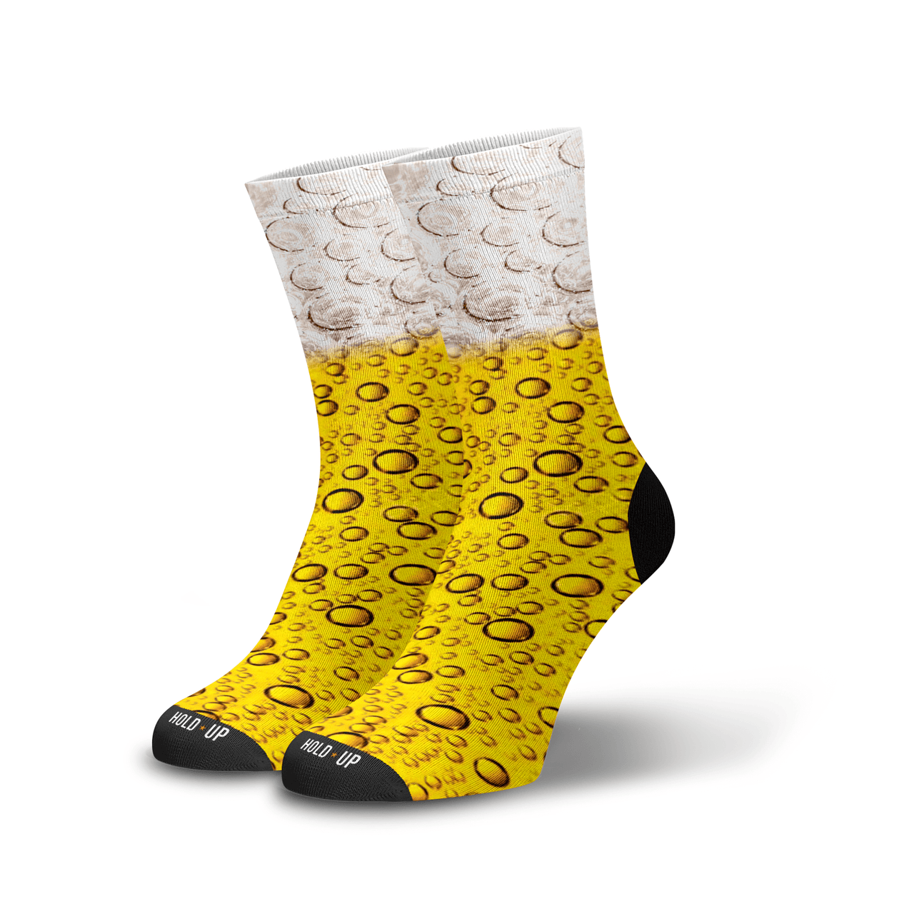 Meia Cano Alto Estampada Cerveja p1