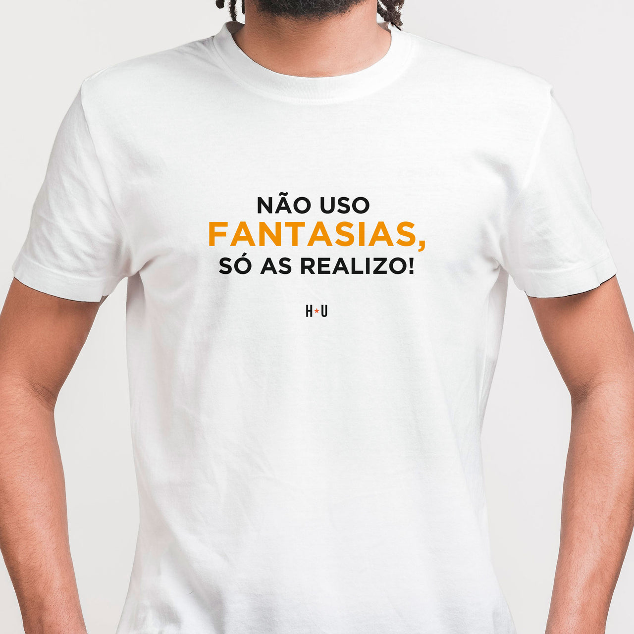 Camiseta Não uso fantasia, só realizo