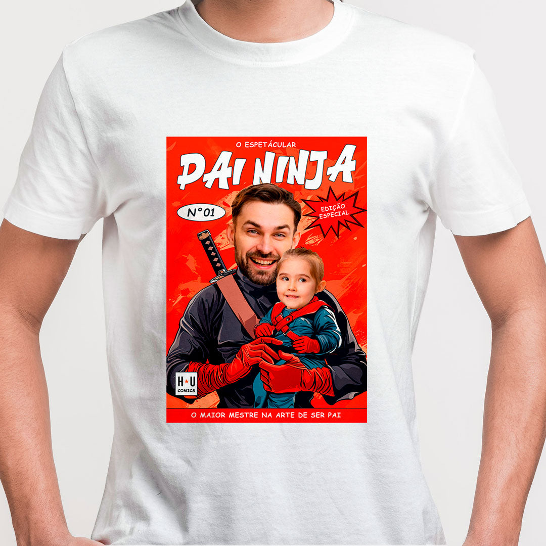 Camiseta Personalizada Pai Ninja