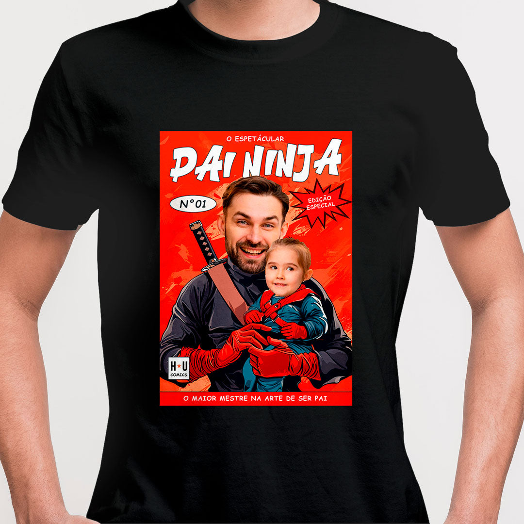 Camiseta Personalizada Pai Ninja