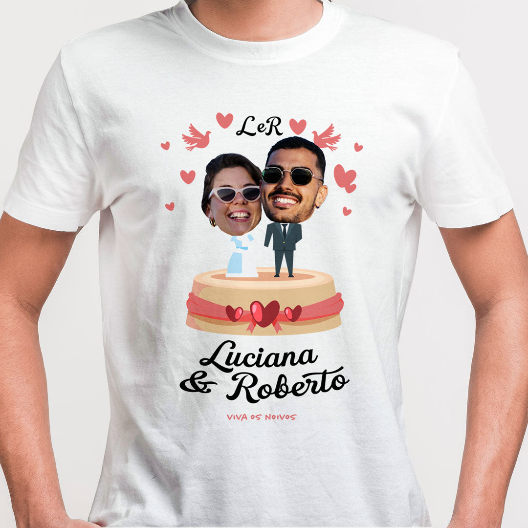 Camiseta Personalizada Viva os Noivos