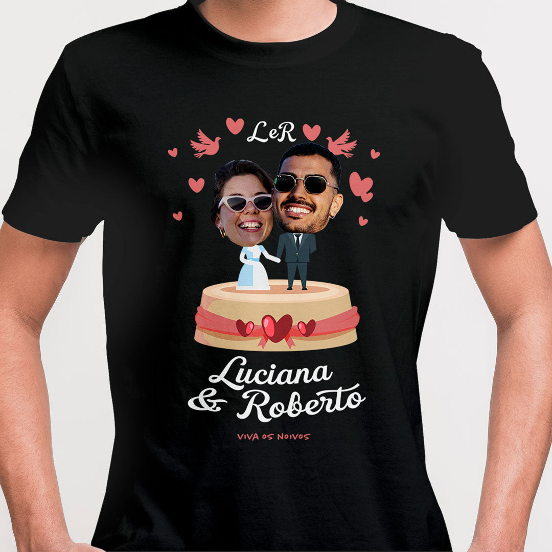 Camiseta Personalizada Viva os Noivos