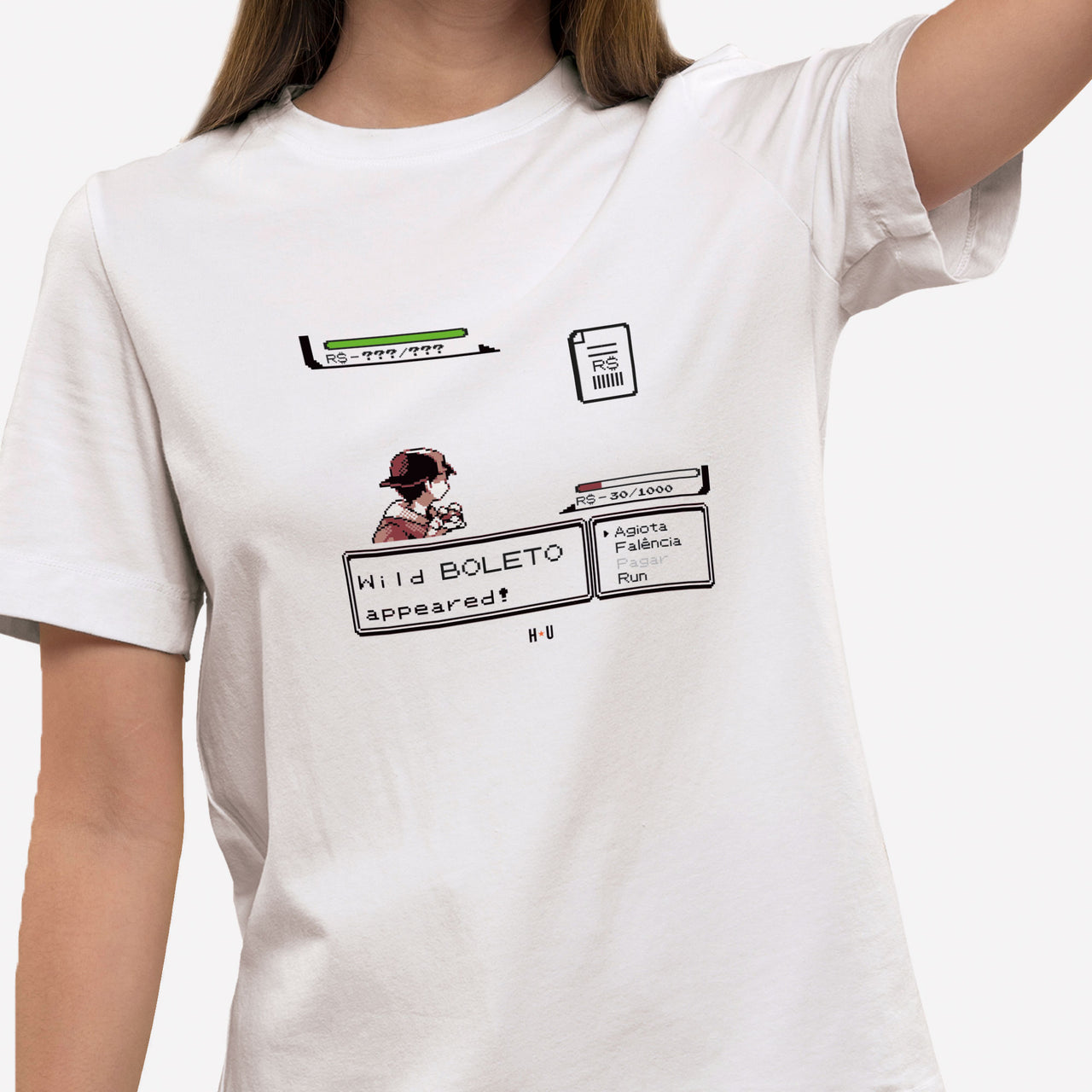 Camiseta Wild Boleto Branca