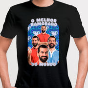 Camiseta Personalizada Vintage Melhor Namorado preto
