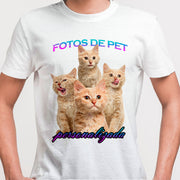 Camiseta Personalizada Pets branca