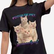 Camiseta Personalizada Pets preta
