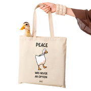 Eco Bag Estampada Peace was never an option