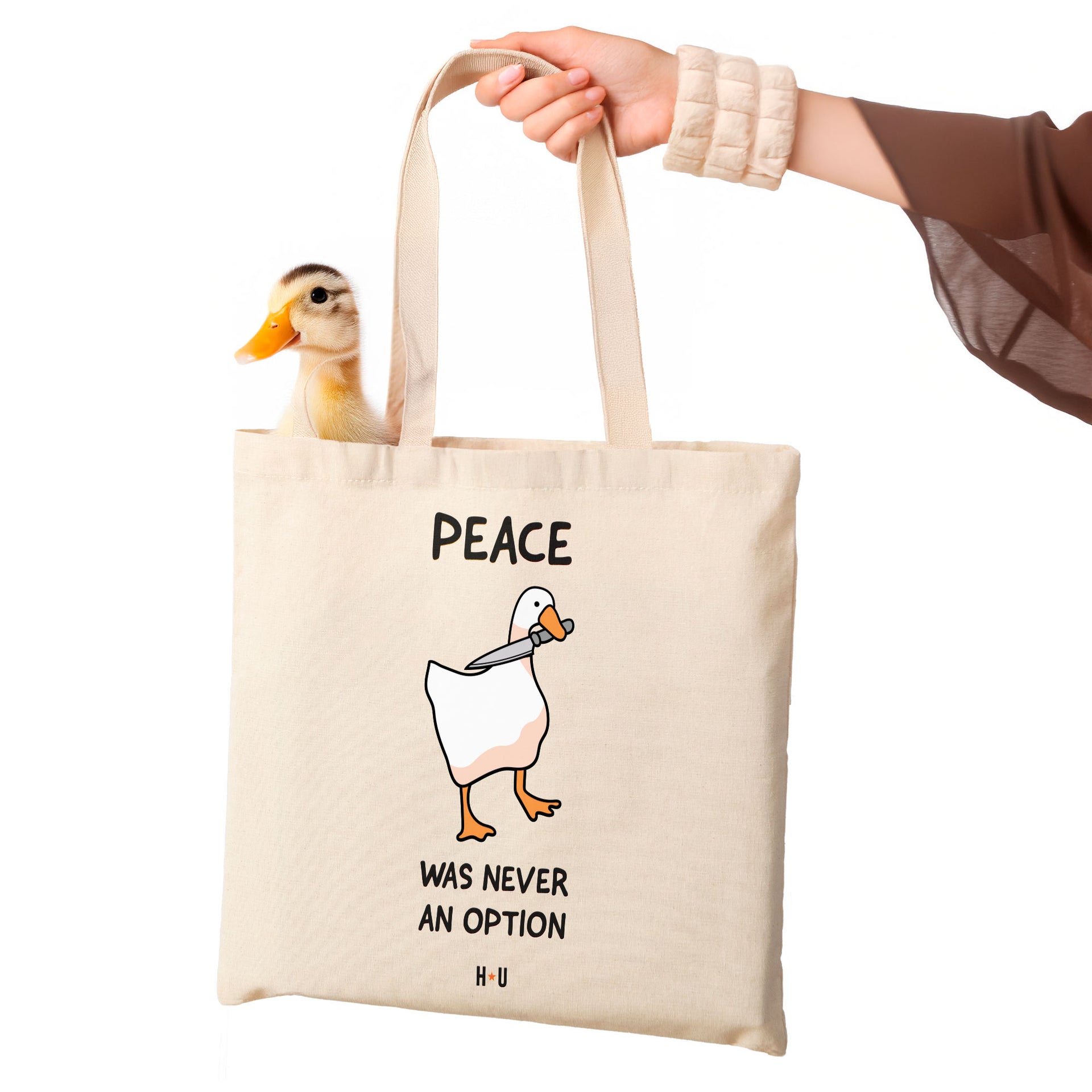 Eco Bag Estampada Peace was never an option