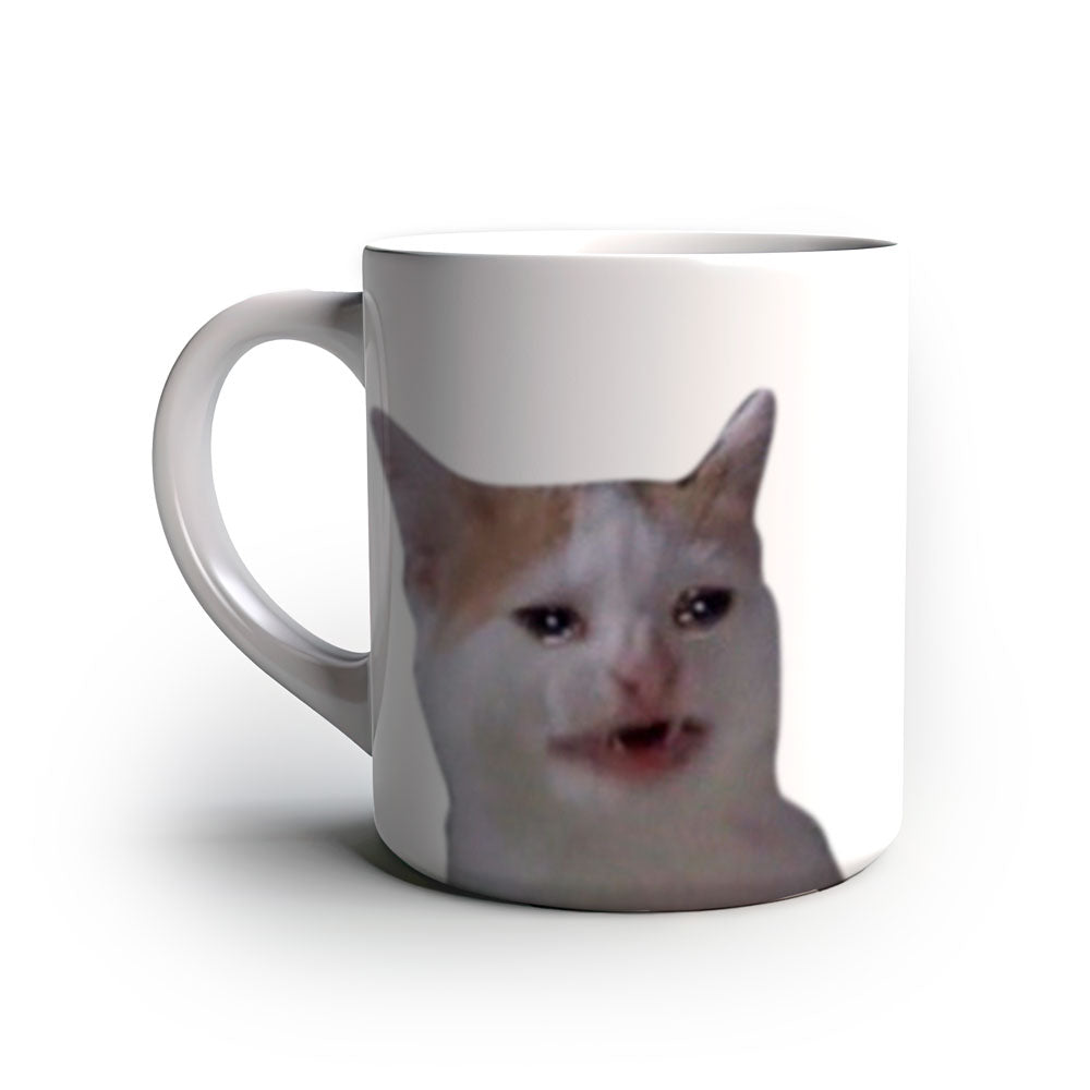 Caneca Divertida Meme Gatinho triste