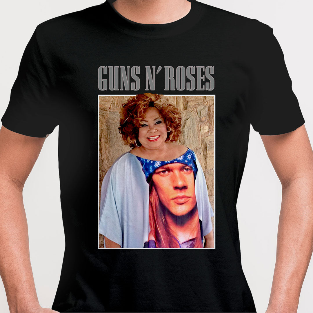 Camiseta Marrom & Axl guns and roses preta
