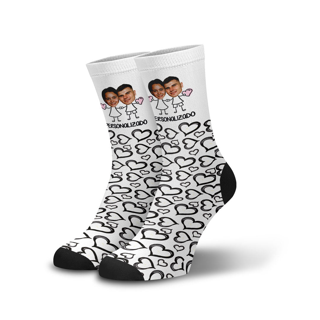 Meia Personalizada Love