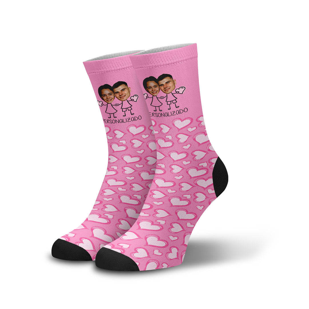 Meia Personalizada Love