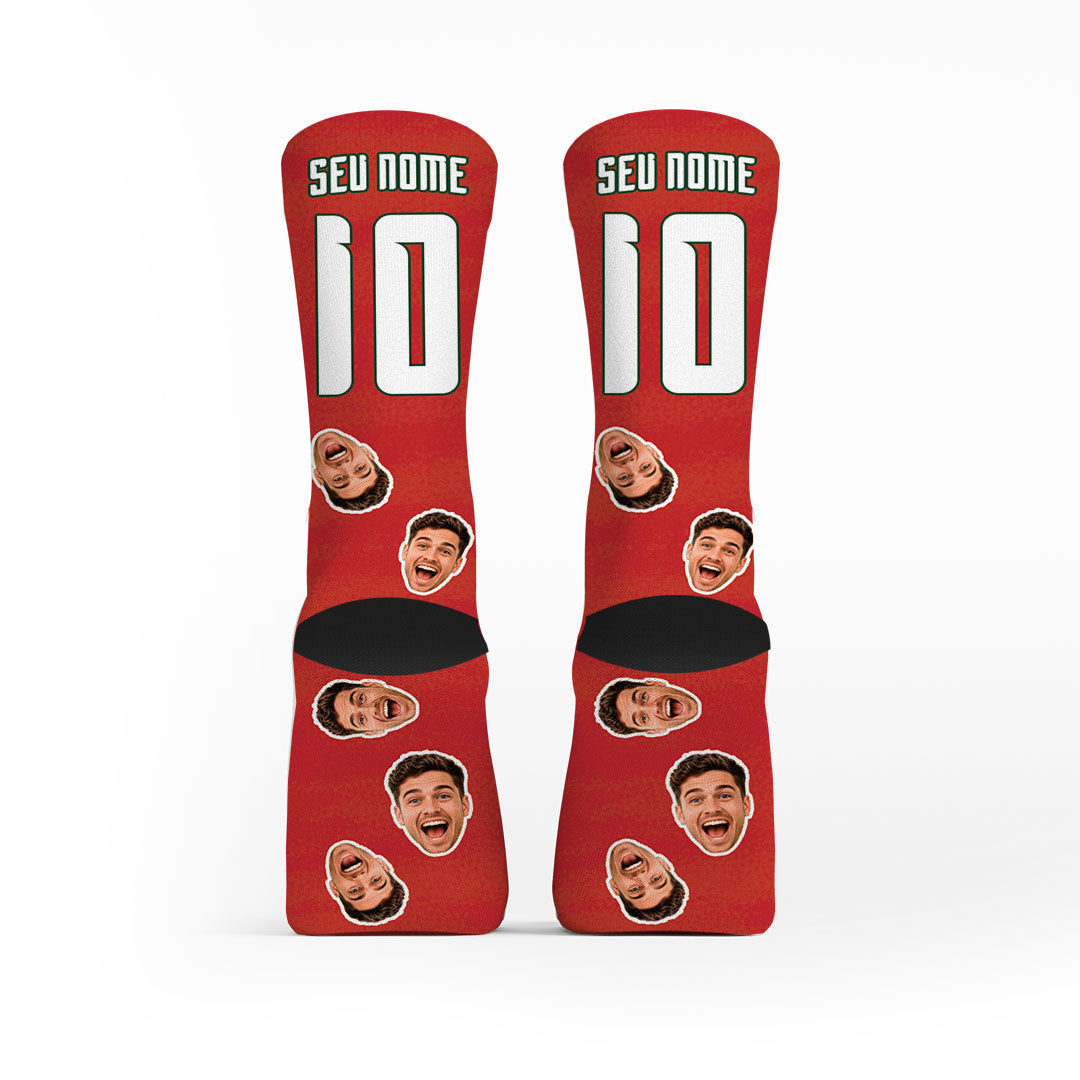 Meia Personalizada Jogador de Portugal