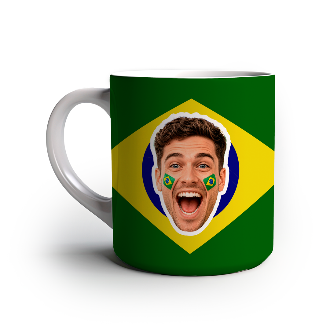 Caneca Personalizada Brasil Hexa