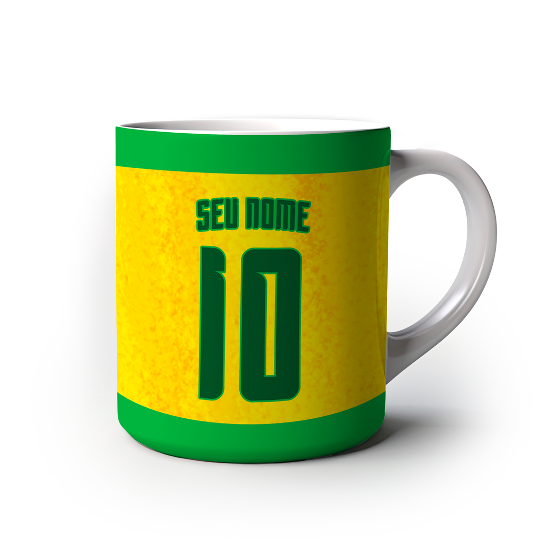 Caneca Personalizada Jogador do Brasil