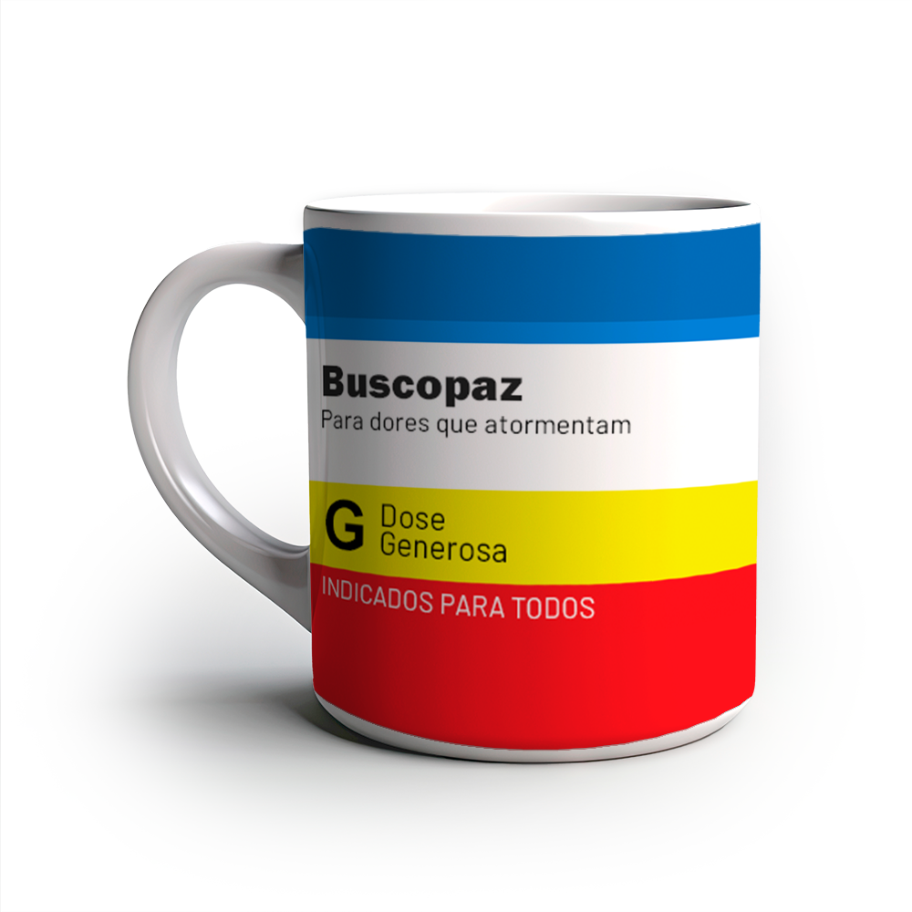 Caneca Divertida Buscopaz e Café