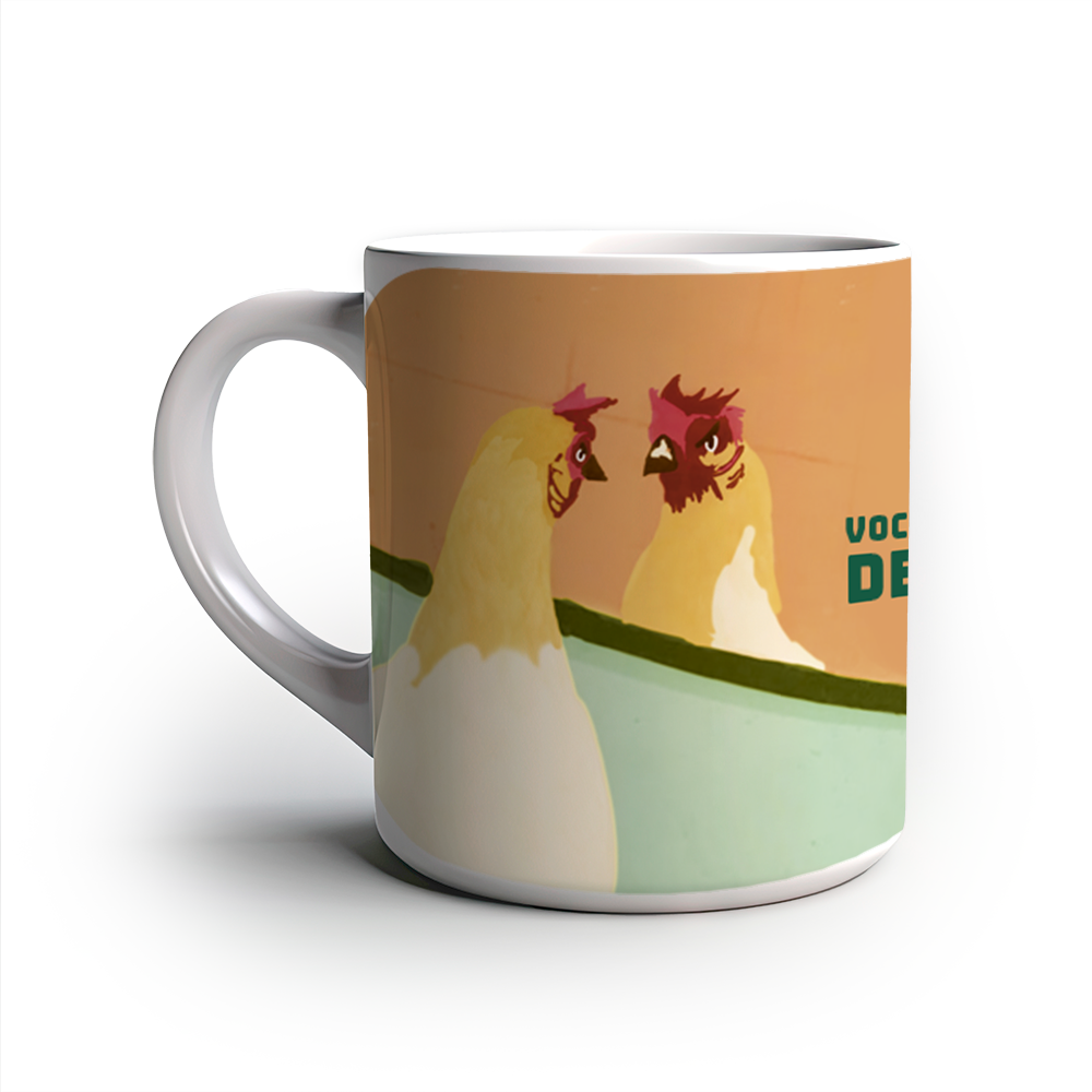 Caneca Divertida Maquina de Vencer