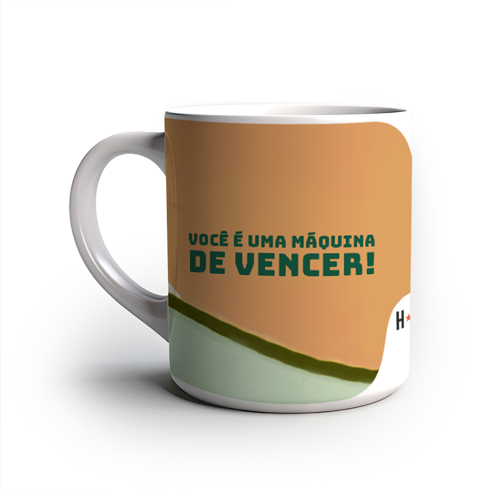 Caneca Divertida Maquina de Vencer