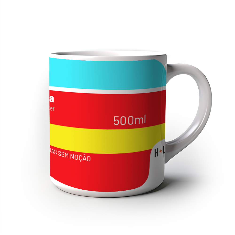 Caneca Divertida Remedio vermelha