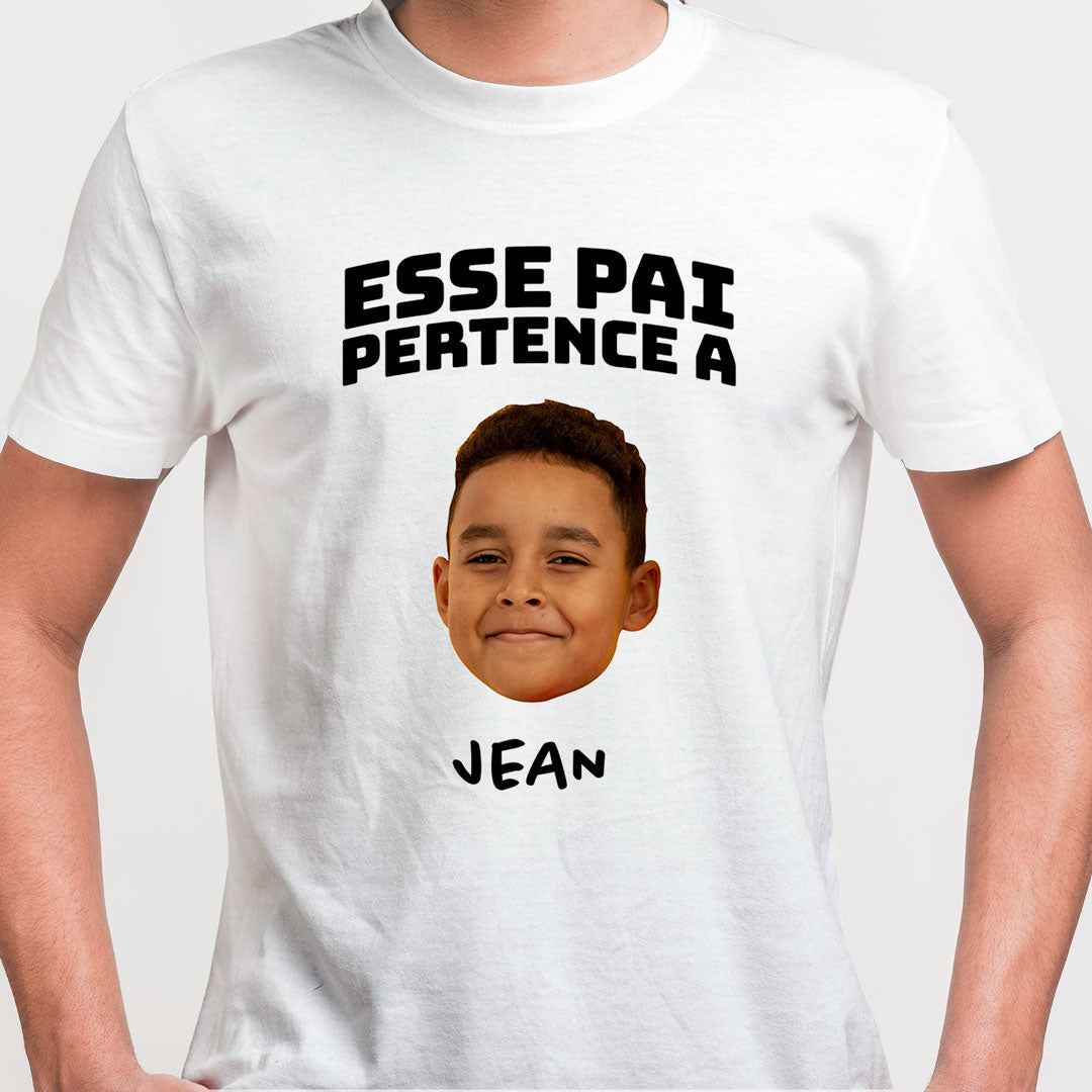 Camiseta Personalizada Pai pertence a