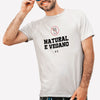 Camiseta Frase, Natural e Vegano - Branca