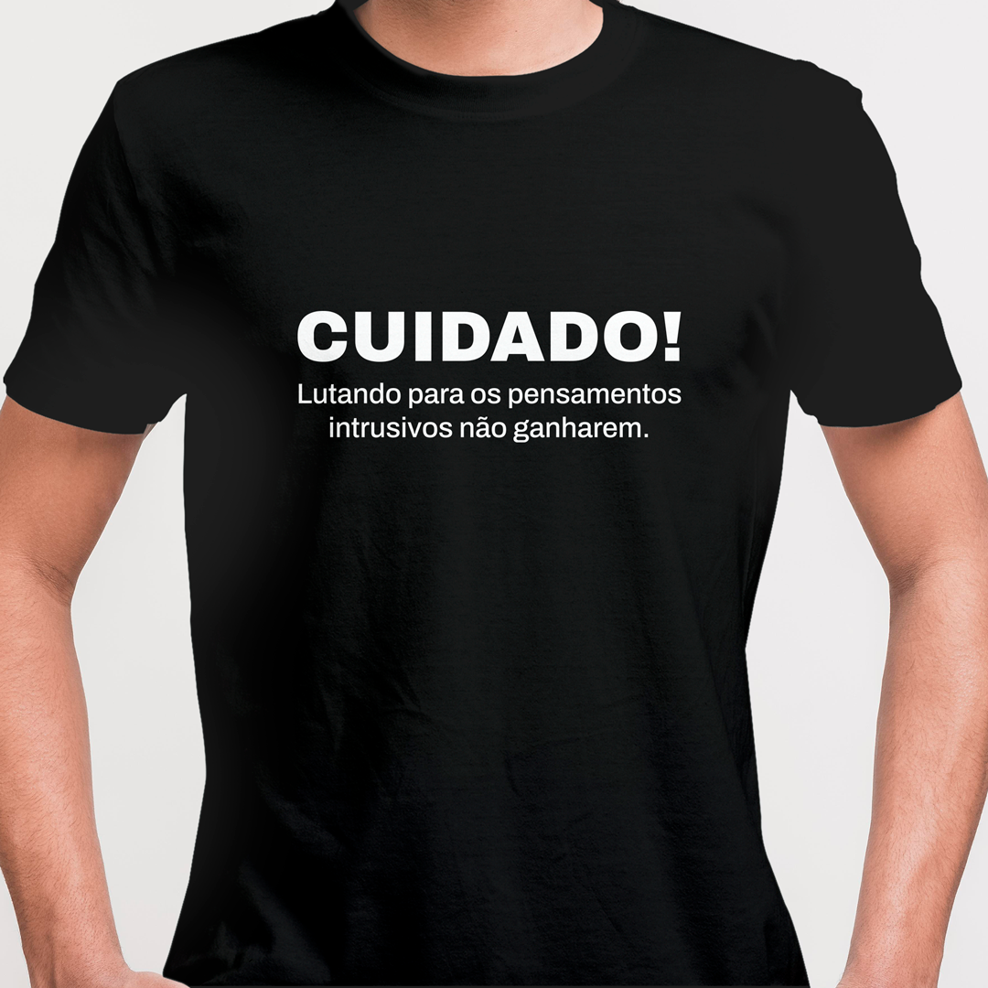 Camiseta Frase, Pensamentos Intrusivos