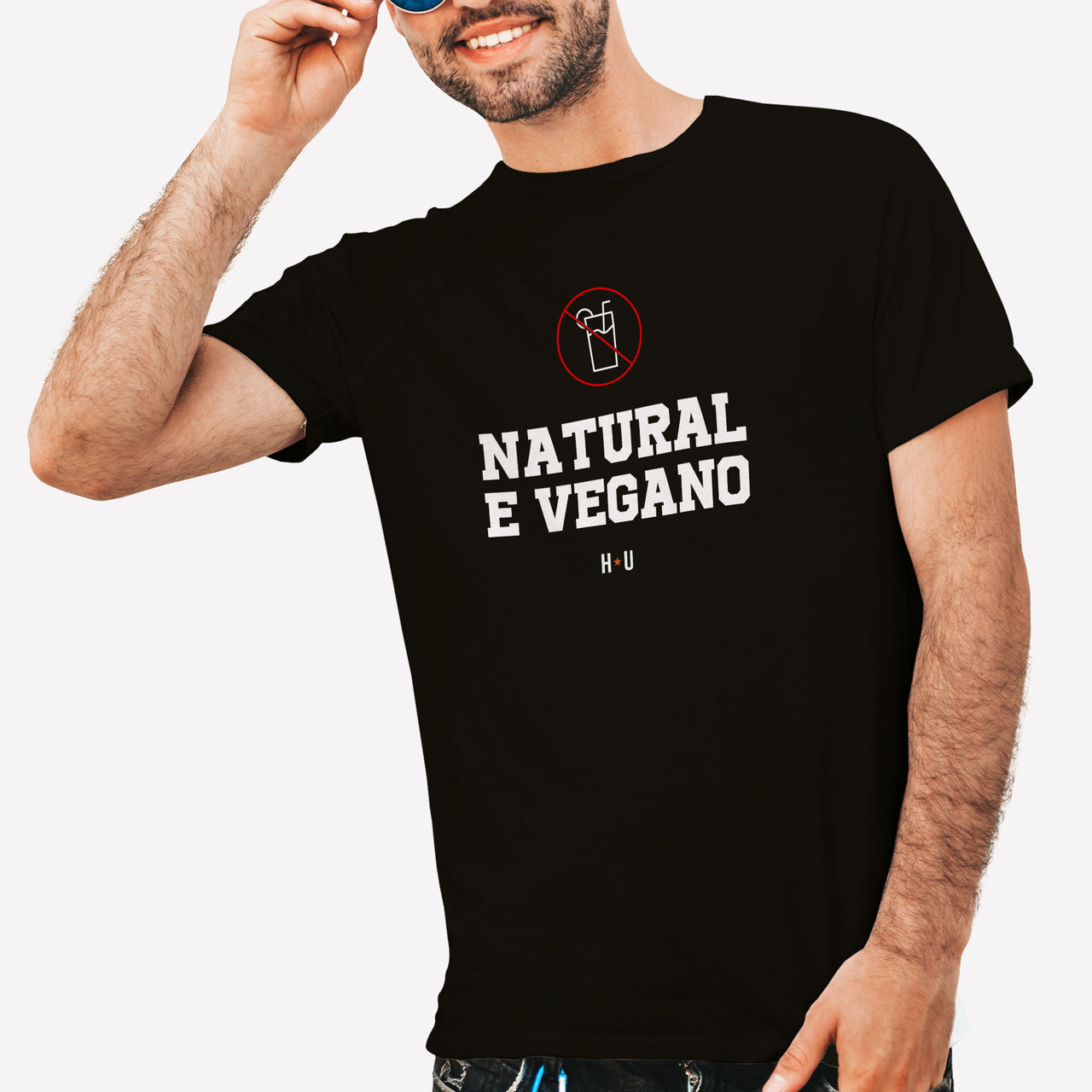 Camiseta Frase, Natural e Vegano - Branca