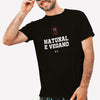 Camiseta Frase, Natural e Vegano - Branca