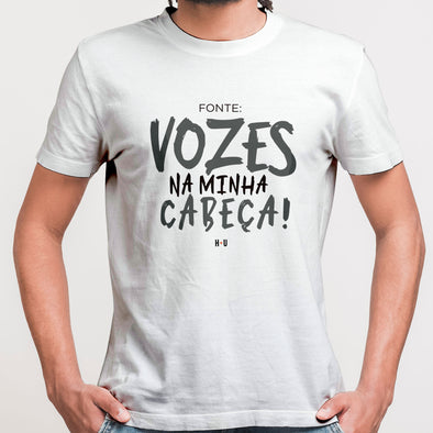 Camiseta Vozes da minha cabeça