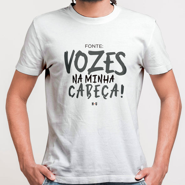 Camiseta Vozes da minha cabeça