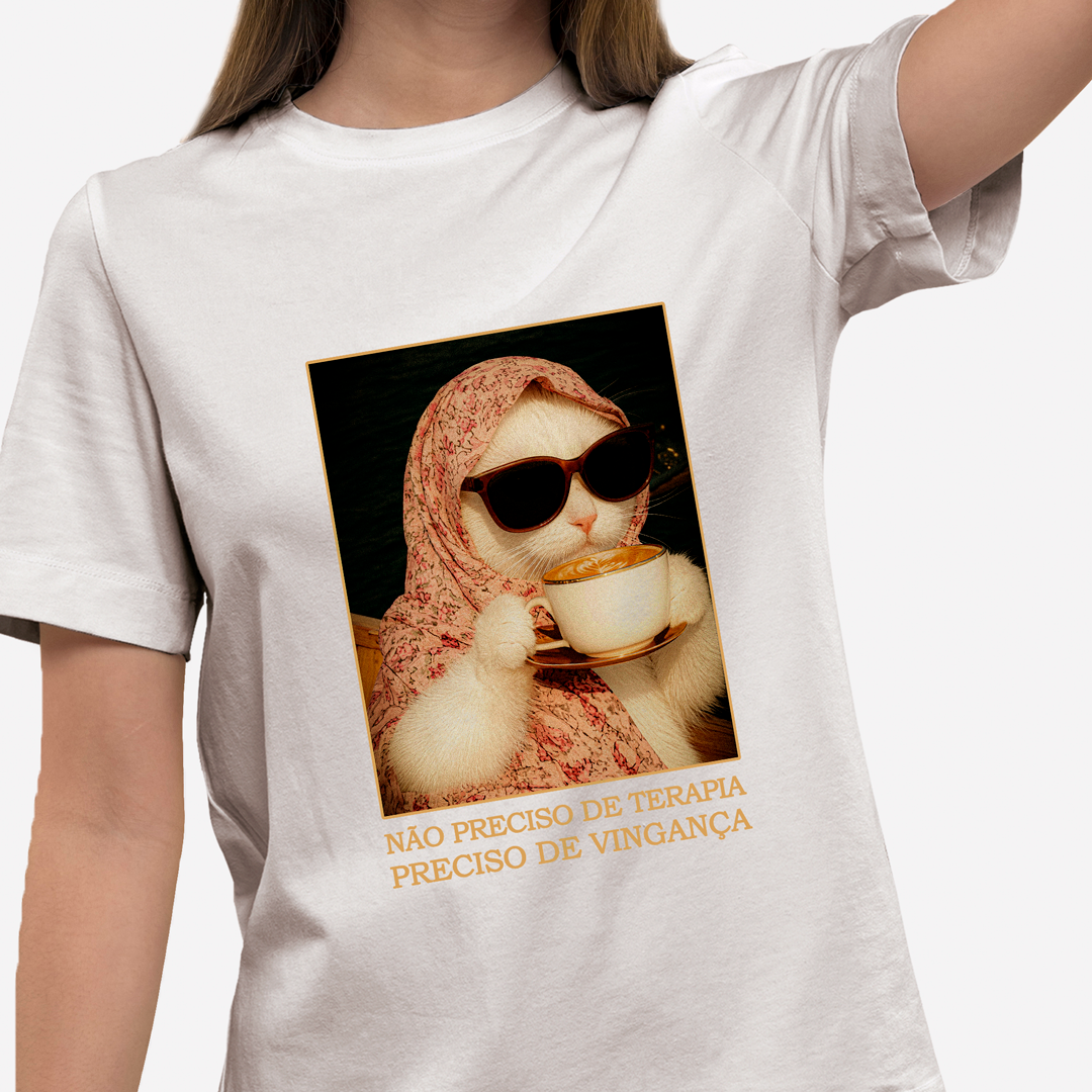 Camiseta Não preciso de terapia