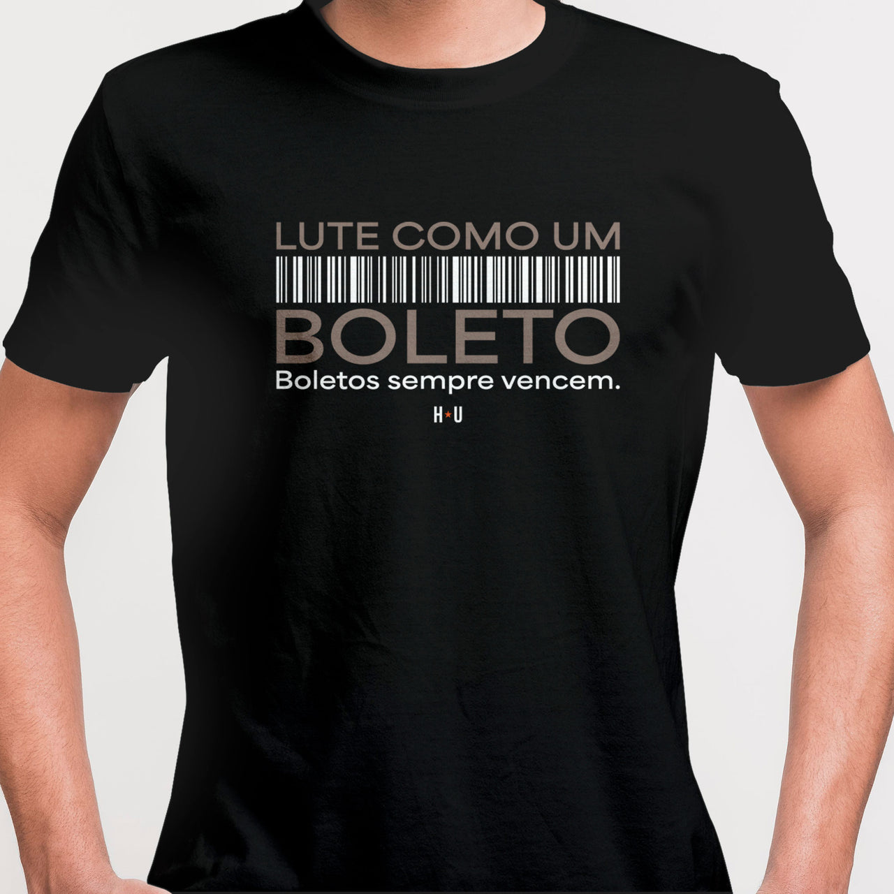 Camiseta Lute como um Boleto - preta