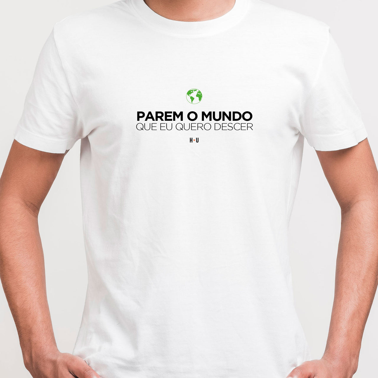 Camiseta Parem o mundo que quero descer