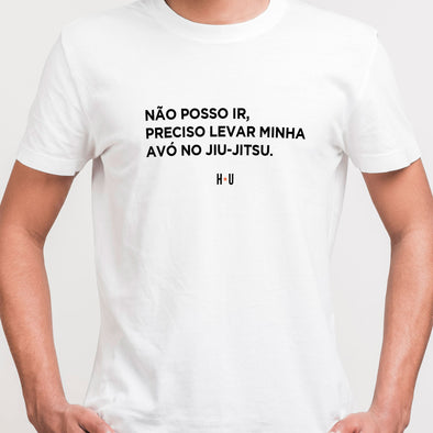 Camiseta Frase, Levar Vó no Jiu-Jitsu