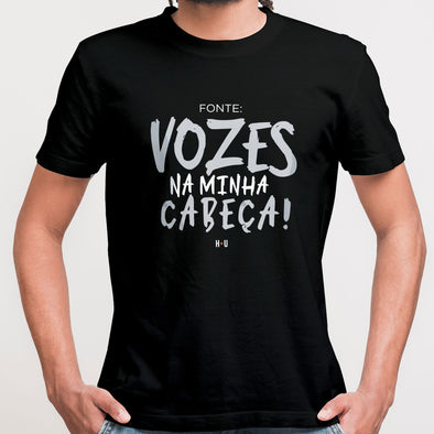Camiseta Vozes da minha cabeça