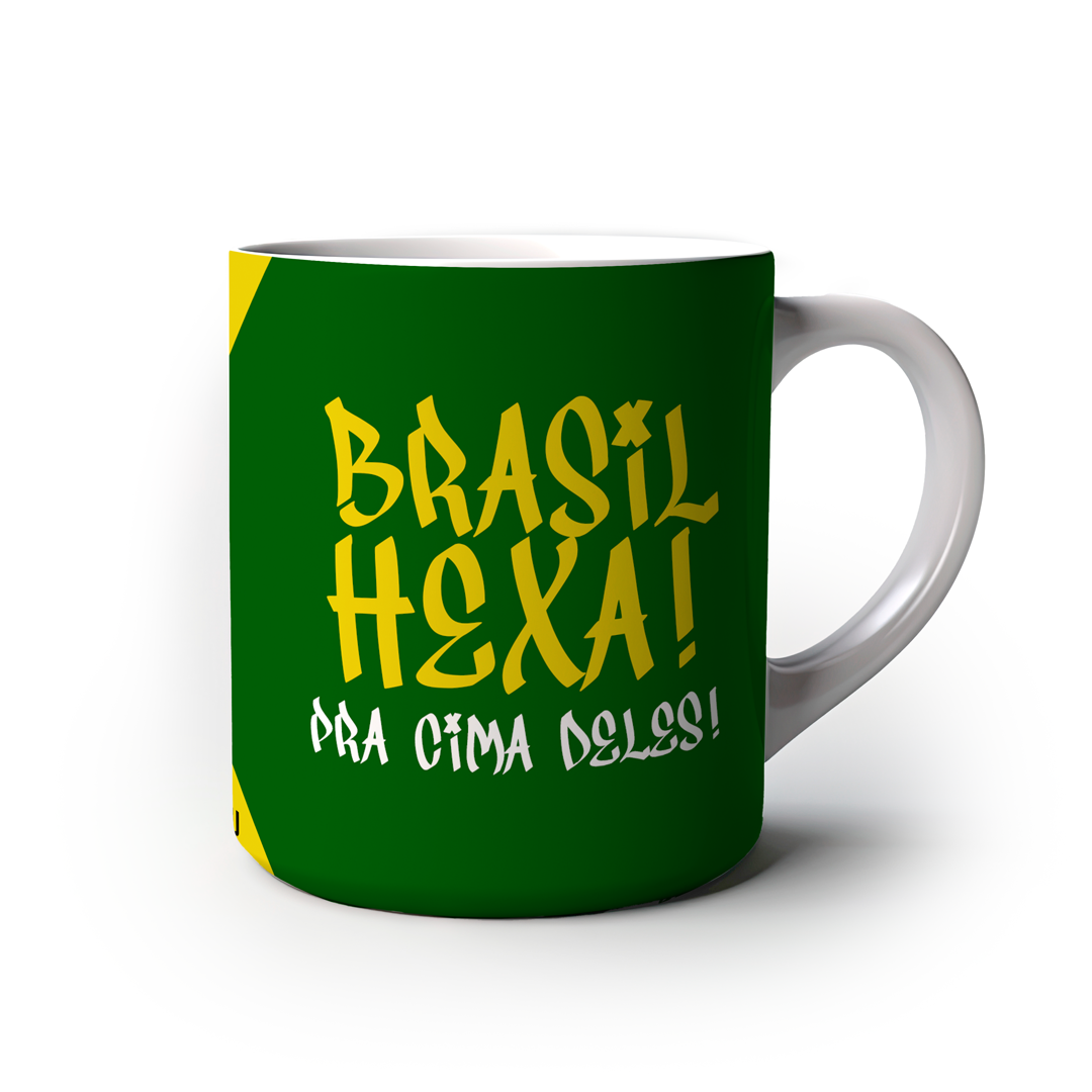 Caneca Personalizada Brasil Hexa