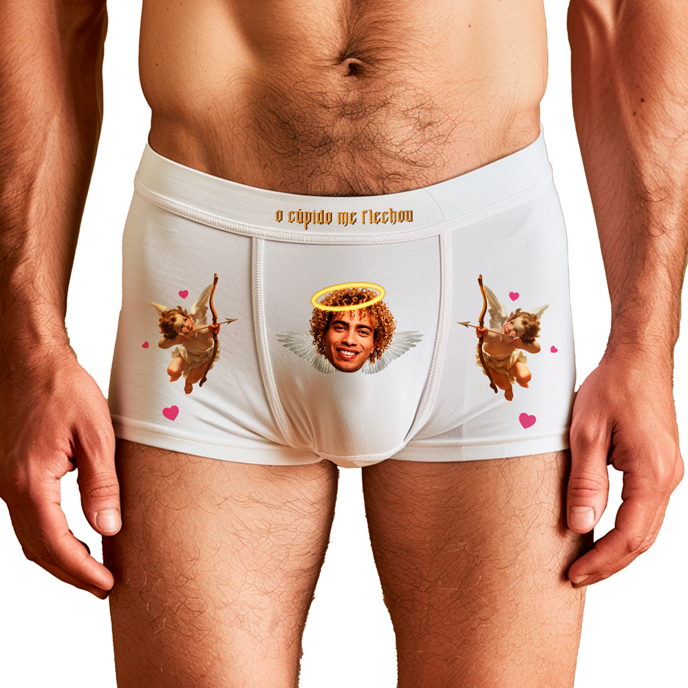 Cueca Personalizada Cupido com Asinha