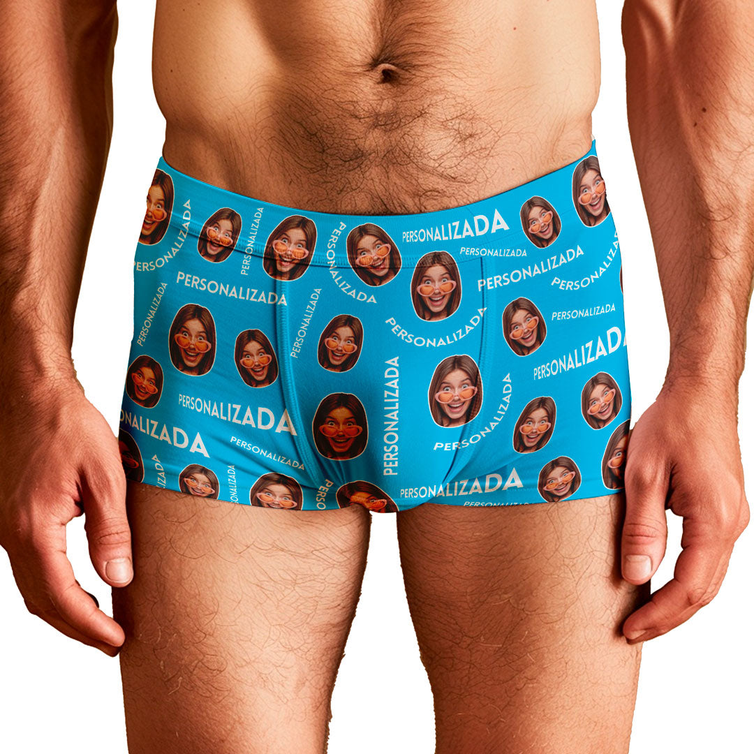 Cueca Personalizada Nome e Foto Colorida
