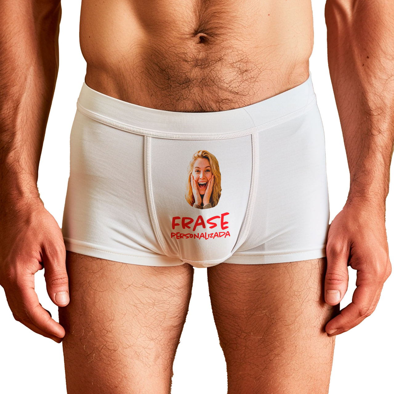 Cueca Personalizada Frase e Foto