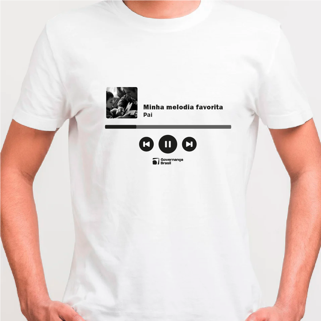 Camiseta Personalizada Governança - Pai Músico