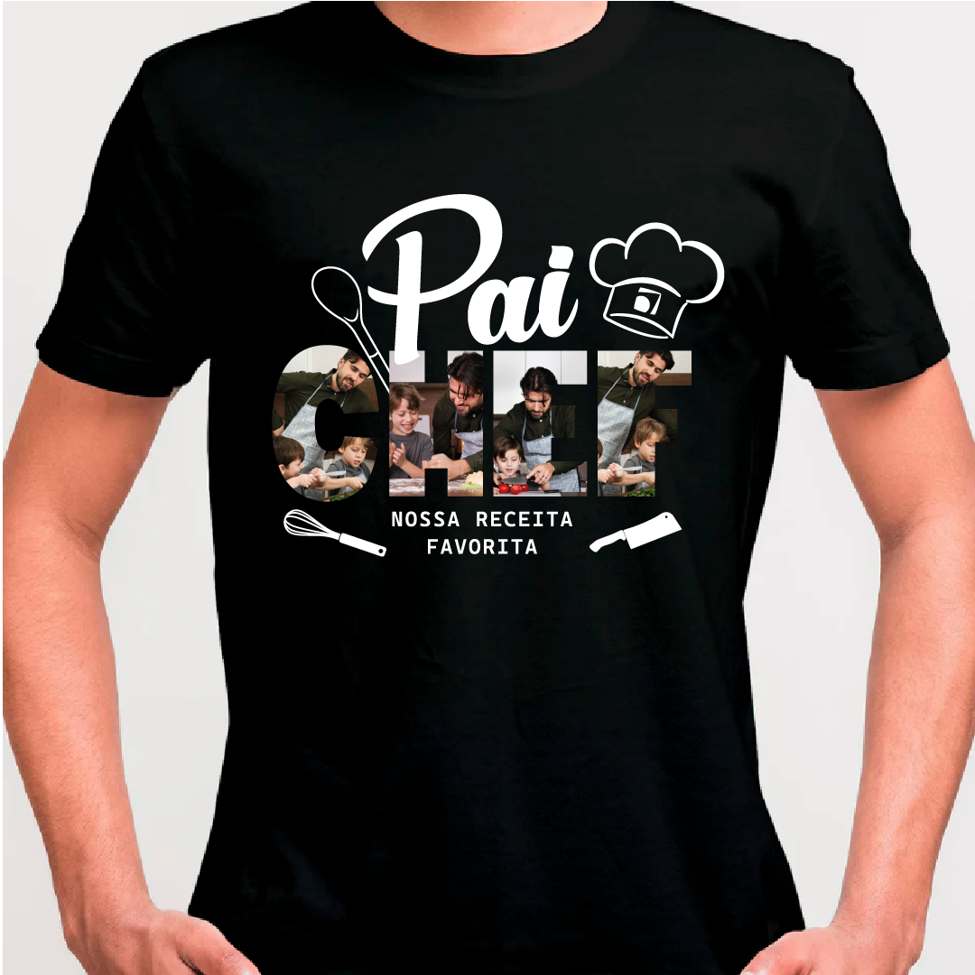 Camiseta Personalizada Governança - Pai Chef